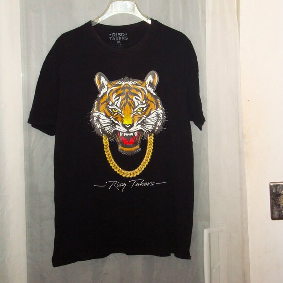 RISQ TAKERS Tiger with Gold Chain - Picture 5 of 5